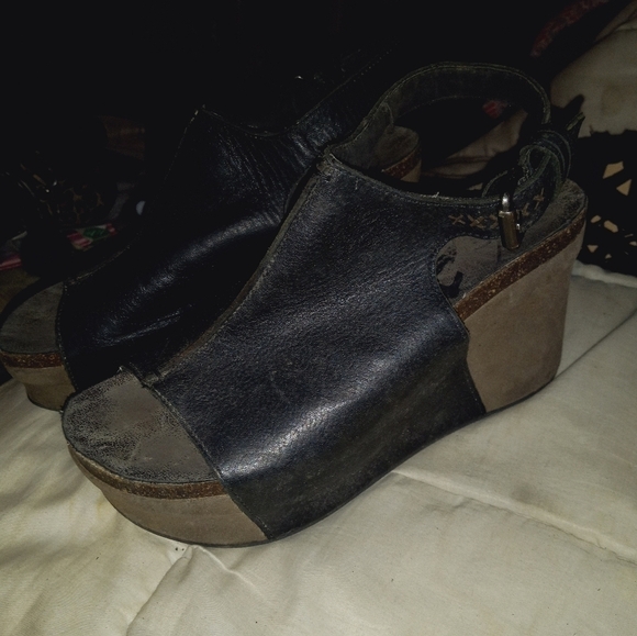 Leather sandals size 8 - Picture 3 of 6